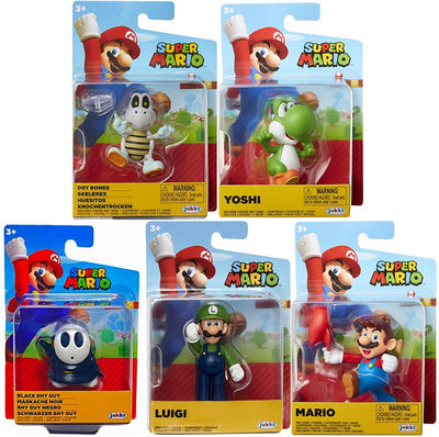 Super Mario World Of Nintendo 2 Inch Action Figure Wave 30 - Set of 5