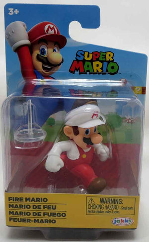 Super Mario World Of Nintendo 2 Inch Mini Figure Wave 39 - Fire Mario