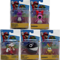 Super Mario World Of Nintendo 2 Inch Mini Figure Wave 39 - Set of 5