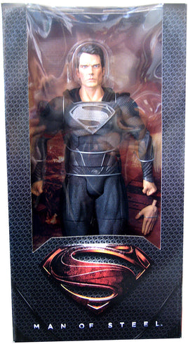 Superman Man Of Steel 18 Inch Action Figure 1/4 Scale Series - Black Suit Superman