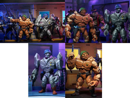 Teenage Mutant Ninja Turtles 1980 Cartoon 7 Inch Action Figure Exclusive - Traag and Granitor 2-Pack