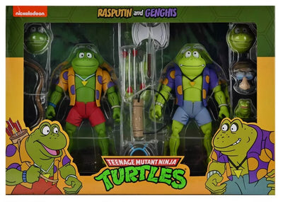 Teenage Mutant Ninja Turtles 1980 Cartoon 7 Inch Action Figure Ultimate Series - Genghis and Rasputin The Frogs