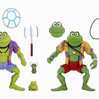 Teenage Mutant Ninja Turtles 1980 Cartoon 7 Inch Action Figure Ultimate Series - Genghis and Rasputin The Frogs