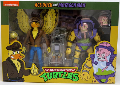 Teenage Mutant Ninja Turtles 1990 Cartoon 7 Inch Action Figure 2-Pack - Duck & Mutagen