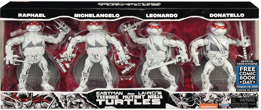 Teenage Mutant Ninja Turtles Black & White 6 Inch Action Figure Box Set Exclusive - Eastman and Laird's TMNT Set