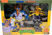 Teenage Mutant Ninja Turtles 7 Inch Action Figure Cartoon Series 2-Pack - Wingnut and Screwloose