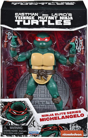 Teenage Mutant Ninja Turtles Original Comic Book 6 Inch Action Figure Ninja Elite Series 1 - Michelangelo