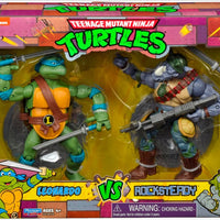 Teenage Mutant Ninja Turtles 6 Inch Action Figure Original TV 2-Pack - Leonardo vs Rocksteady
