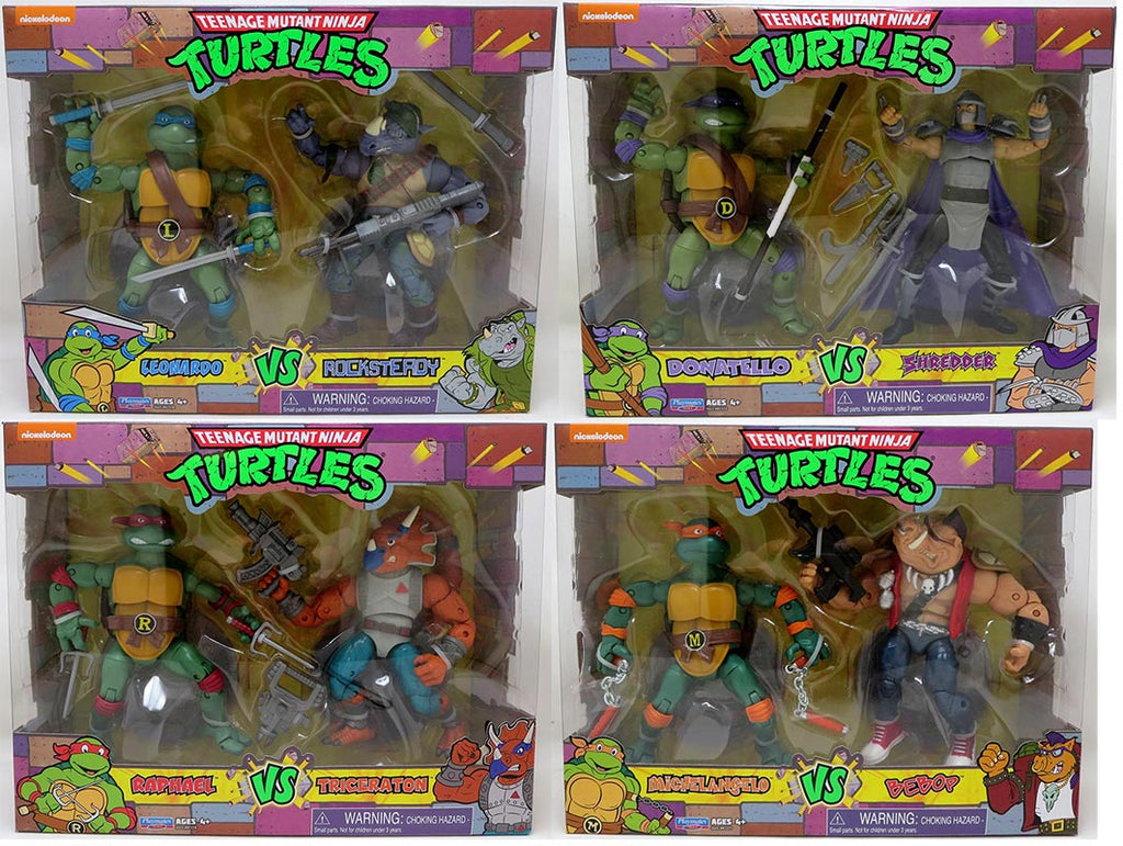 Teenage Mutant Ninja Turtles 6 Inch Action Figure Original TV 2-Pack - Set of 4