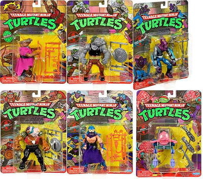 Teenage Mutant Ninja Turtles 5 Inch Action Figure Retro Rotocast Wave 2 - Set of 6