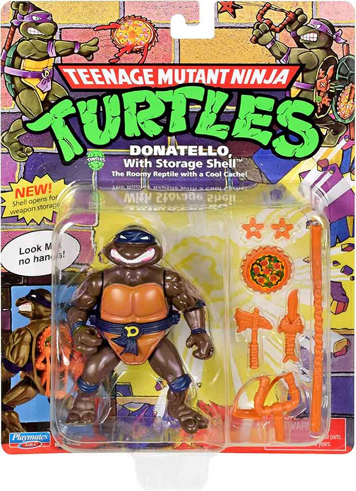 Teenage Mutant Ninja Turtles 4 Inch Action Figure Storage Shell - Donatello