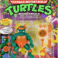 Teenage Mutant Ninja Turtles 4 Inch Action Figure Storage Shell - Michelangelo