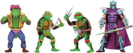 Teenage Mutant Ninja Turtles 6 Inch Action Figure Turtles In Time Series 2 - Set of 4 (Mike - Raph - Leather - Shredder)