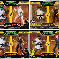 Teenage Mutant Ninja Turtles vs Cobra Kai 6 Inch Action Figure 2-Pack - Set of 4