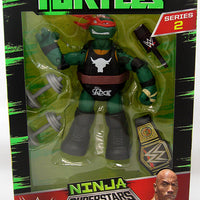 Teenage Mutant Ninja Turtles 6 Inch Action Figure WWE Collector Series - Raphael as the Rock