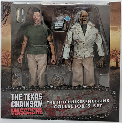 Texas Chainsaw Massacre 8 Inch Action Figure Clothed Series - Nubbins Sawyer Set