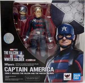 The Falcon and the Winter Soldier 6 Inch Action Figure S.H. Figuarts - Captain America John F. Walker