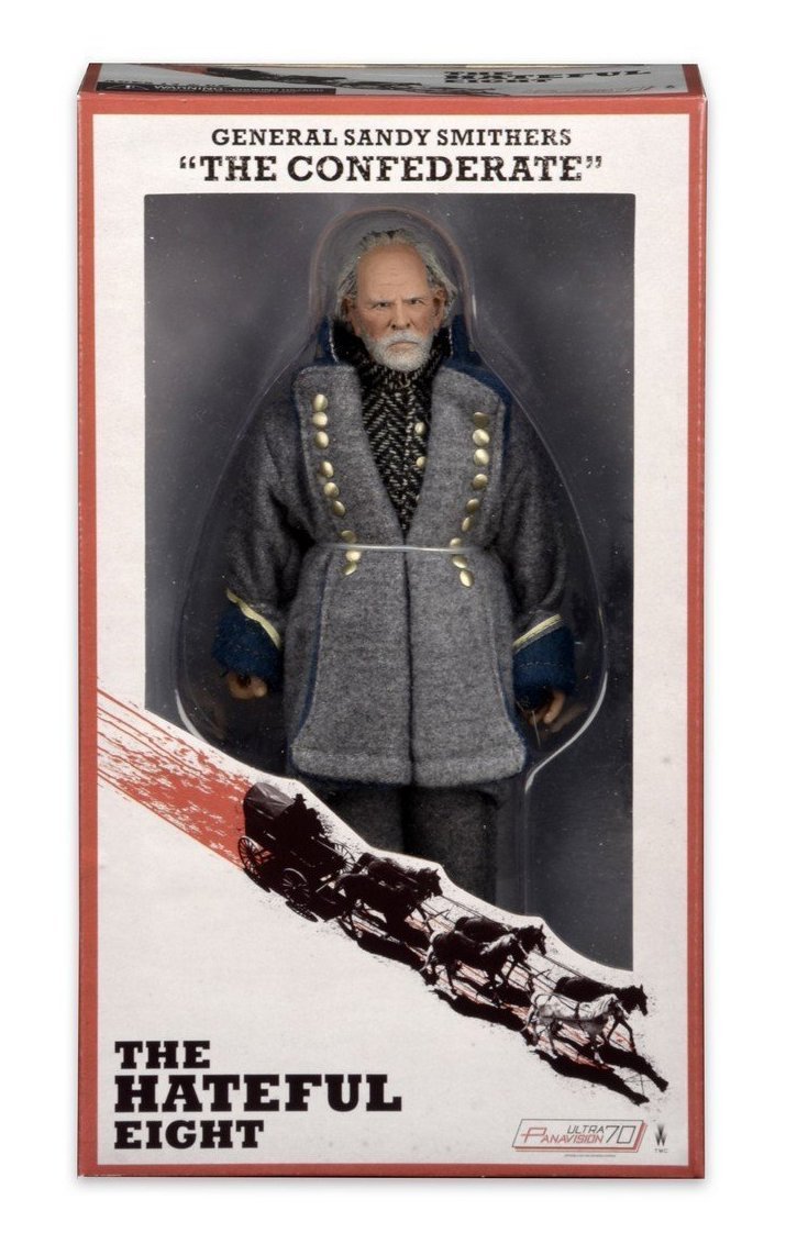 The Hateful Eight 7 Inch Action Figure Clothed Series - General Sandy Smithers The Confederate