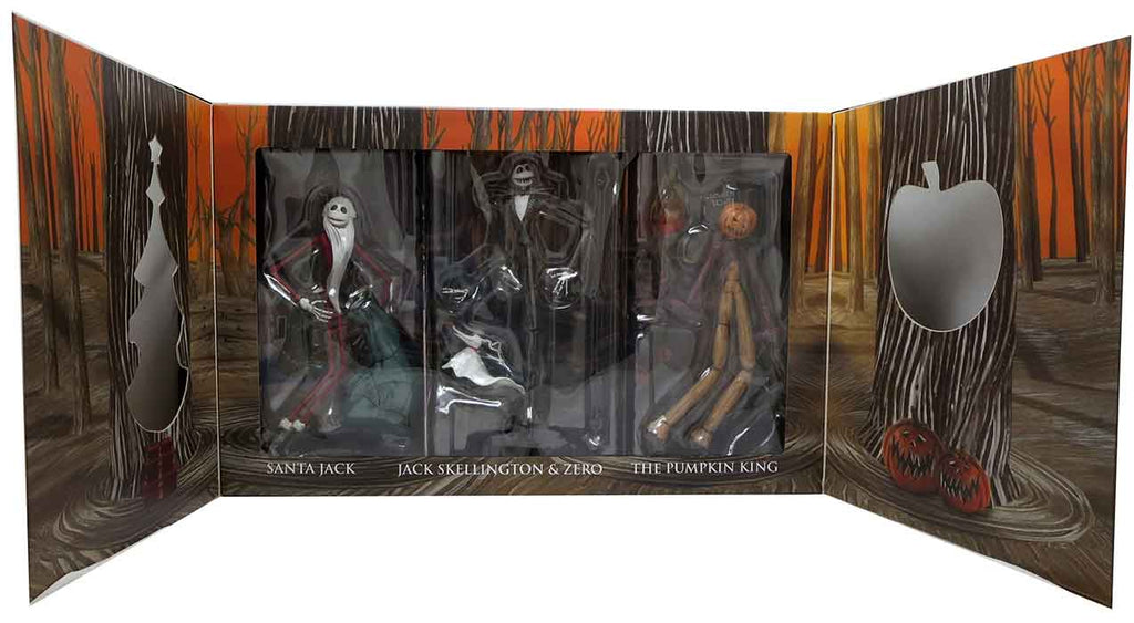 The Nightmare Before Christmas 7 Inch Action Figure Box Set - Jobs Of Jack Skellington