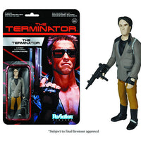 The Terminator 3.75 Inch Action Figure ReAction Series - T-800 With Grey Suit