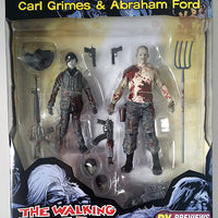 The Walking Dead 5 Inch Action Figure Comic Book 2-Pack Exclusive - Carl & Abraham Bloody 2-Pack