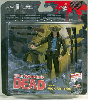 The Walking Dead 6 Inch Action Figure Comic Series 1 - Officer Rick Grimes