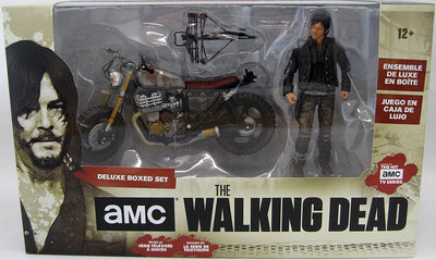 The Walking Dead TV Series 5 Inch Action Figure Box Set - Daryl Dixon with Custom Bike