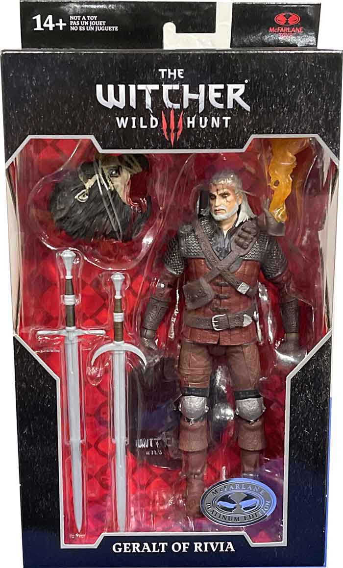 The Witcher 3 Wild Hunt 7 Inch Action Figure Wave 2 Exclusive - Geralt Of Rivia Wolf Armor (Platinum Edition)