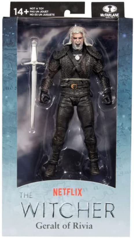 The Witcher Netflix 7 Inch Action Figure Wave 1 Exclusive - Geralt Of Rivia Bloody (Kikimora Battle)