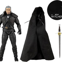The Witcher Netflix 7 Inch Action Figure Wave 1 - Geralt Of Rivia with Cloth Cape