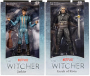 The Witcher Netflix 7 Inch Action Figure Wave 1 - Set of 2 (Geralt & Jaskier)
