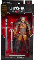 The Witcher Wild Hunt III 7 Inch Action Figure Exclusive - Geralt Of Rivia Gold Label