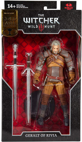 The Witcher Wild Hunt III 7 Inch Action Figure Exclusive - Geralt Of Rivia Gold Label