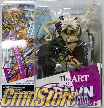 TIFFANY 3 FIGURE Spawn Series 26: The Art Of Spawn Mcfarlane