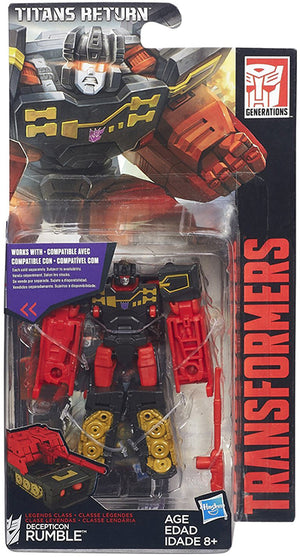 Tranformers Generations Titans Return 4 Inch Action Figure Legends Class - Rumble (Sub-Standard Packaging)