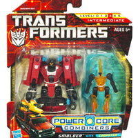 Transformers 6 Inch Action Figure Combiner 2-Pack Wave 1 - Smolder with Chopster (Firetruck)