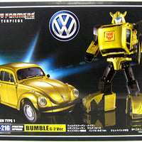 Transformers 6 Inch Action Figure Masterpiece Series - Gold Bumblebee (Goldbug) MP-21G (Sub-Standard Packaging)