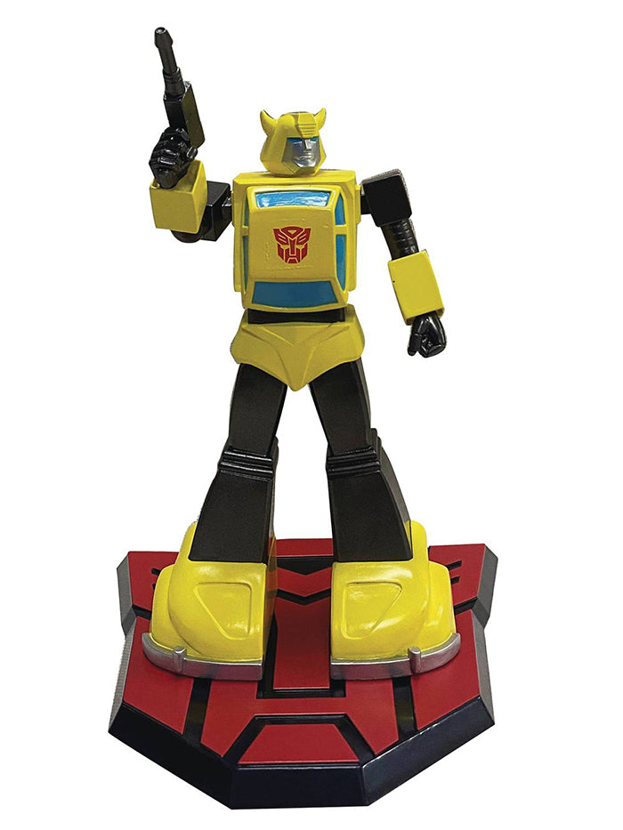Transformers Animated 9 Inch Statue Figure 1/8 Scale PVC - Bumblebee