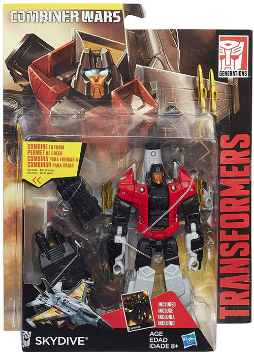 Transformers Generations Combiner Wars 6 Inch Action Figure Deluxe Class Wave 1 - Skydive (Builds Superion)