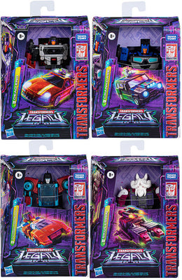 Transformers Generations Legacy 6 Inch Action Figure Deluxe Class Wave 3 - Set of 4 (Crankcase-Skullgrin-Dead End-P&P)