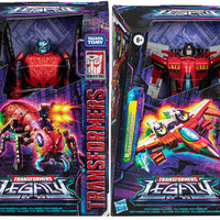 Transformers Generations Legacy 7 Inch Action Figure Voyager Class Wave 3 - Set of 2 (Starscream - Inferno )