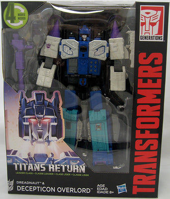 Transformers Generations Titans Return 10 Inch Action Figure Leader Class - Overlord