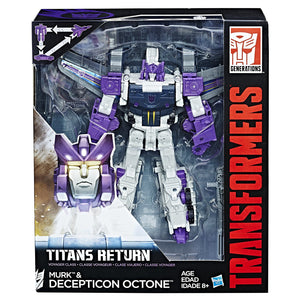 Transformers Generations Titans Return 8 Inch Action Figure Voyager Class - Octone (Sub-Standard Packaging)