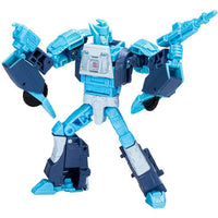 Transformers Legacy Velocitron 5 Inch Action Figure Deluxe Class Exclusive - Blurr