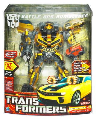 Transformers Movie 12 Inch Action Figure Exclusive Series - Battle Ops Bumblebee Gold Exclusive
