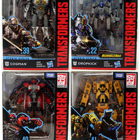 Transformers Movie Studios Series 5 Inch Action Figure Deluxe Class - Set (Dropkick - Cogman - Shatter - Scrapmetal)