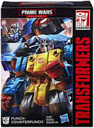 Transformers Power Of The Primes Figure Exclusive Deluxe Class - Punch-Counterpunch and Prima Prime (Shelf Wear)