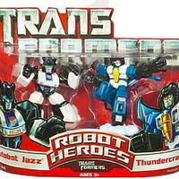 Transformers Robot Heroes 2 Inch Action Figure - Autobot Jazz & Thundercracker