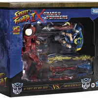 Transformers Street Fighter 6 Inch Action Figure - Hot Rod Ken vs Arcee Chun-Li