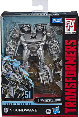 Transformers Studio Series 6 Inch Action Figure Deluxe Class - Soundwave #51